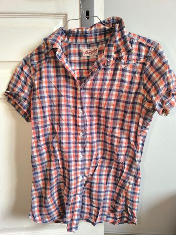 Chemise carreaux, wrangler, S, excellent état 