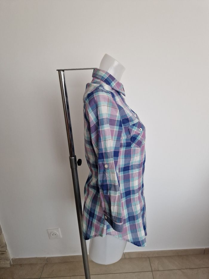 Chemise ton bleu, violet Pimkie - photo numéro 4