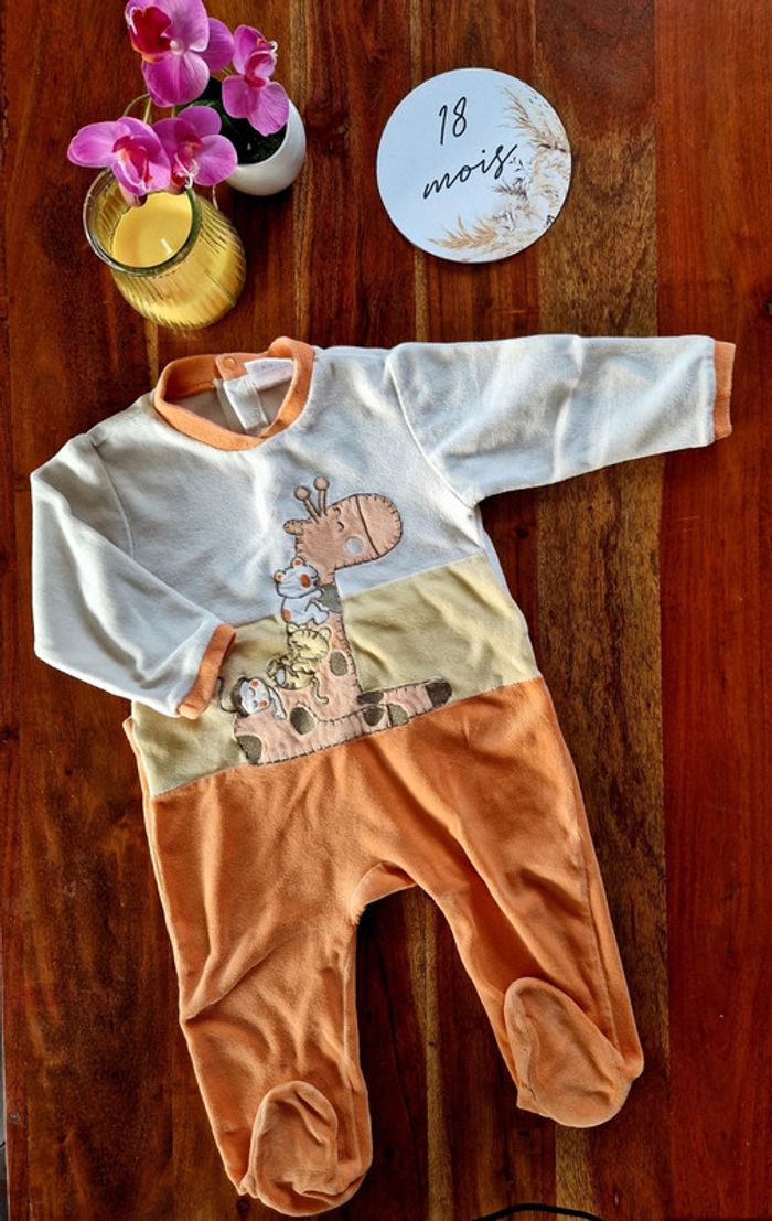 Pyjama velours 18 mois