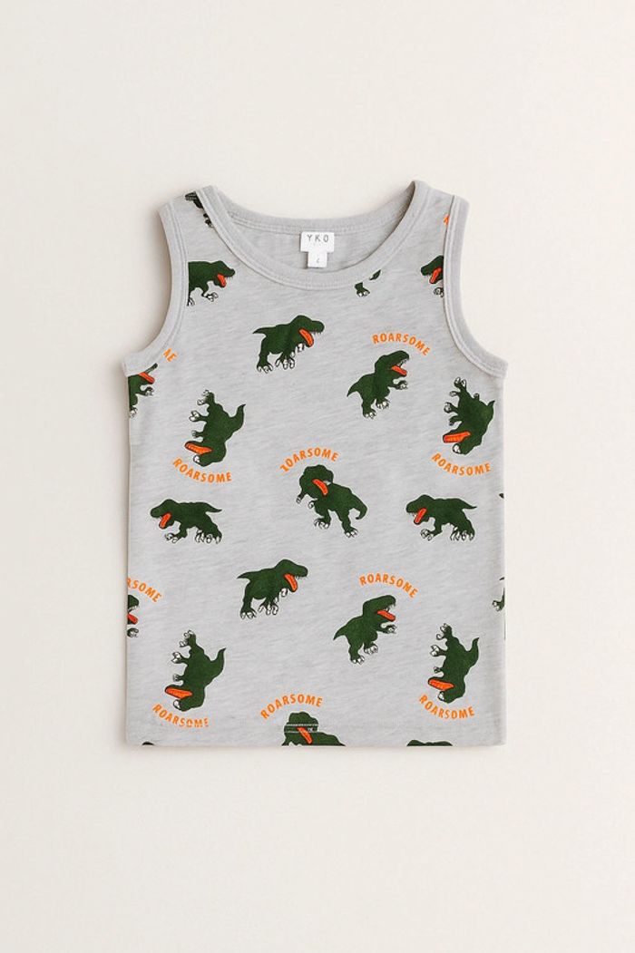 Débardeur dinosaure garçon taille 2 ans