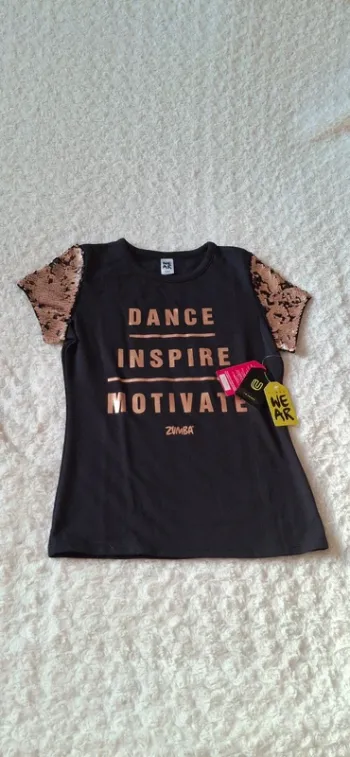T-shirt zumba we ar noir neuf avec étiquette