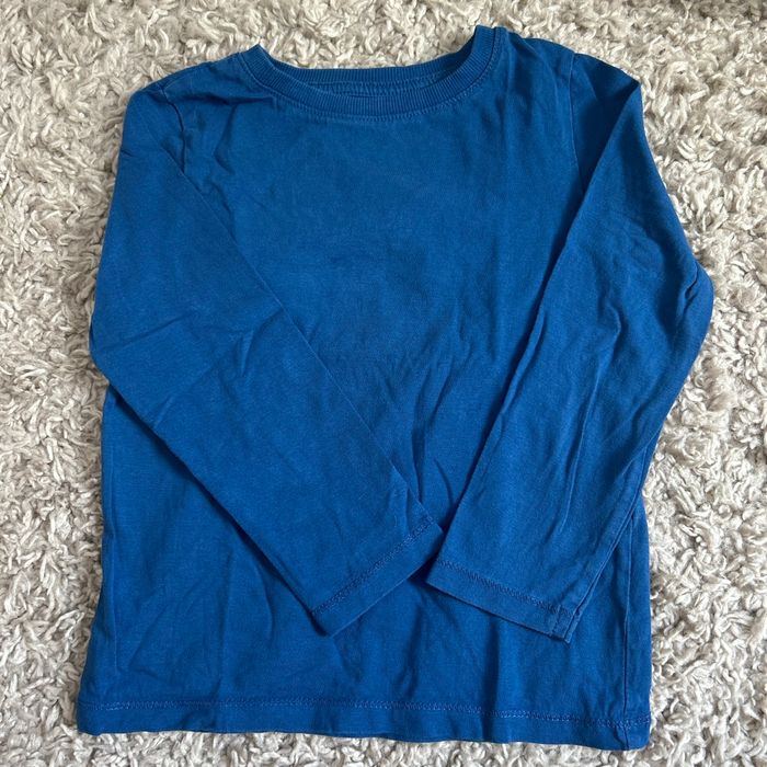 Tee shirt manches longues 5 ans bleu