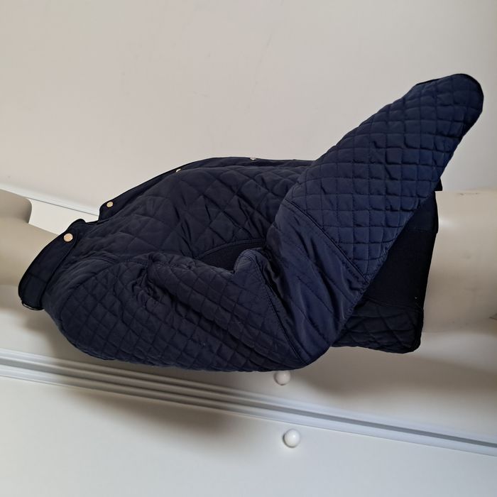Veste matelassée blouson bleu marine Zara Taille XL - photo numéro 9