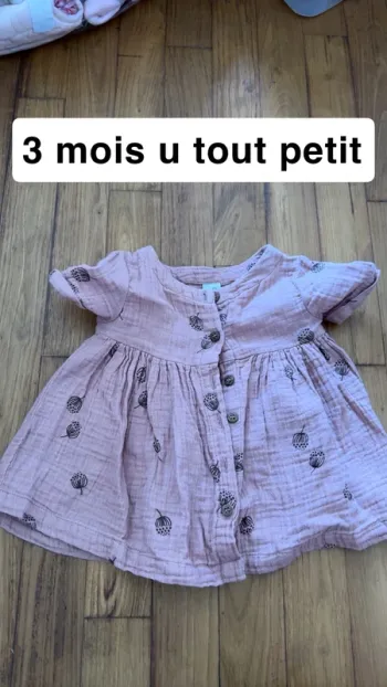 Robe manches courtes