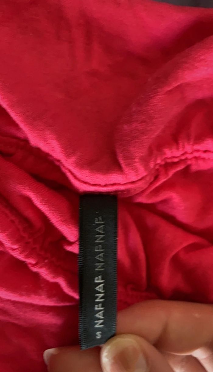 Robe dos nu bustier naf naf fushia - photo numéro 2