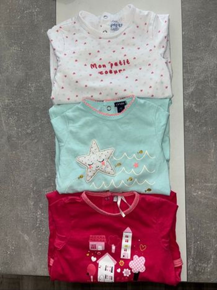 Lot de 3 pyjamas fille