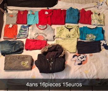 Lot 4ans garçon 
