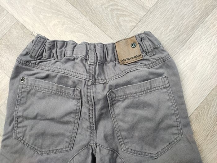 Ensemble mi-saison garçon 4 ans tee-shirt manches longues Cyrillus et pantalon gris - photo numéro 8