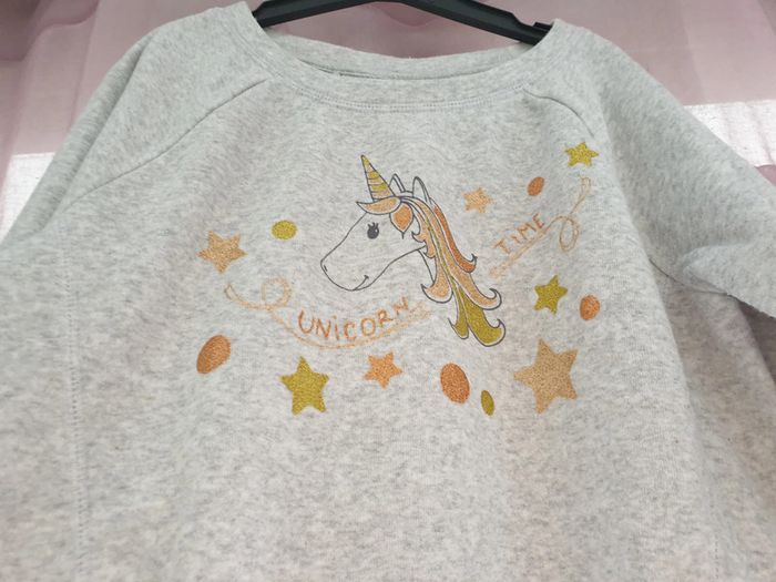 Sweat fille licorne - photo numéro 2