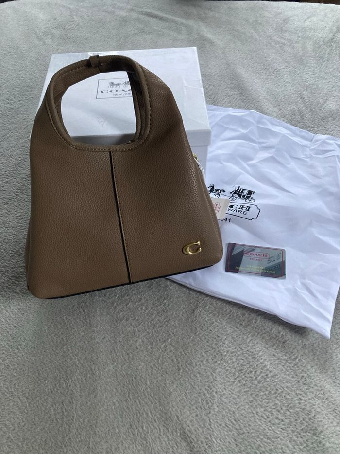 Sac à main épaule Coach Lana 23 marron