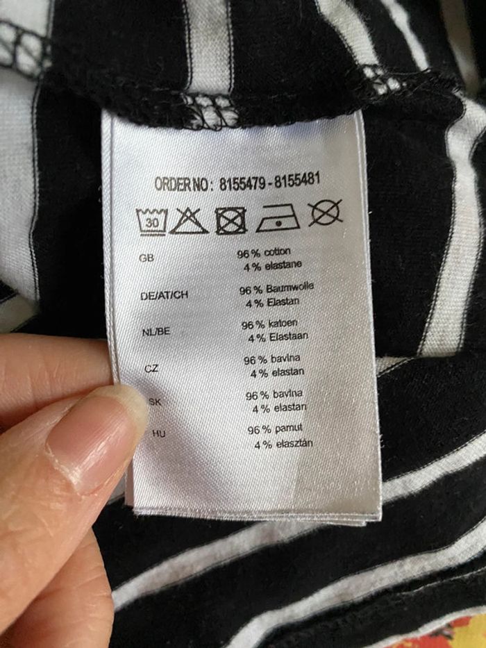 T-shirt manches 3/4 Jean Pascale Taille S - photo numéro 3