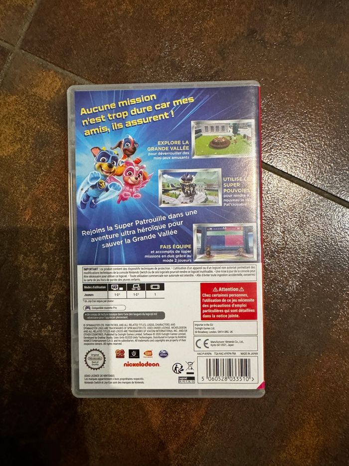 Jeux switch pat patrouille - photo numéro 2