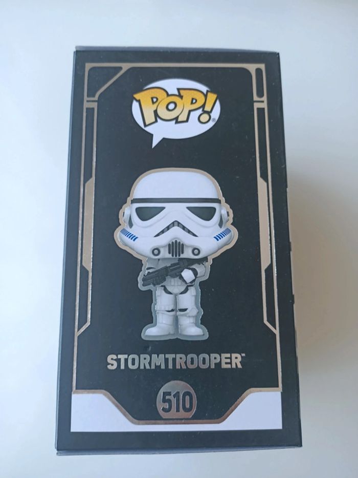 Figurine Funko pop star wars 2022 galactic convention exclusive n°510 stormtrooper - photo numéro 5