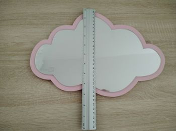 Miroir nuage rose