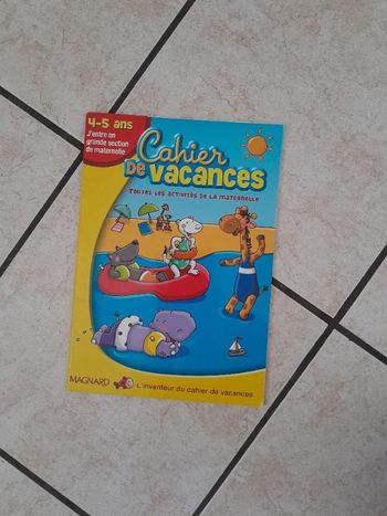 Cahier de vacances