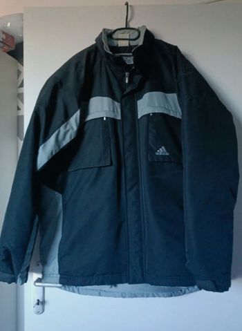 Parka Adidas Noir et  Gris XL
