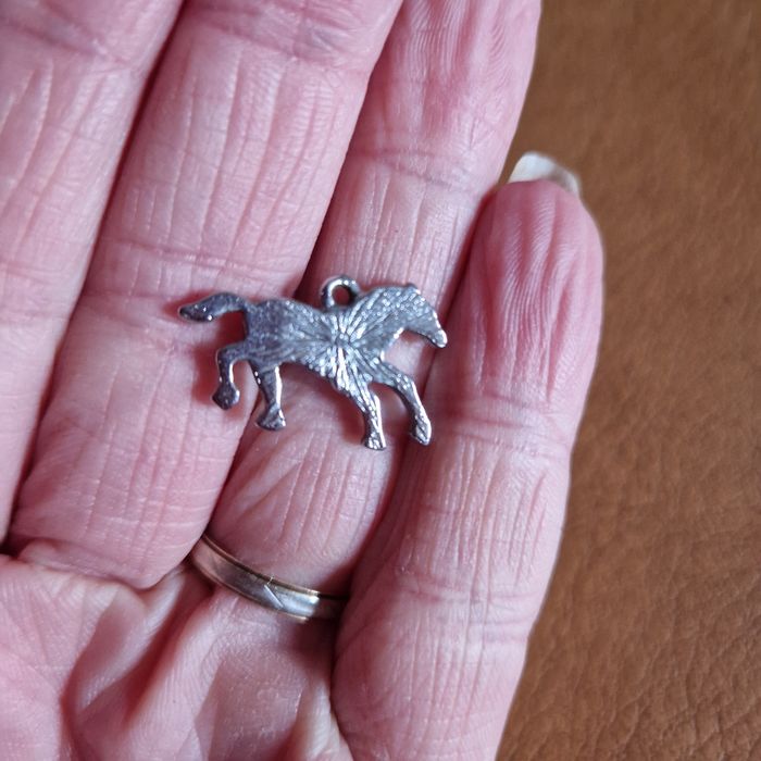 Pendentif argent cheval - photo numéro 2