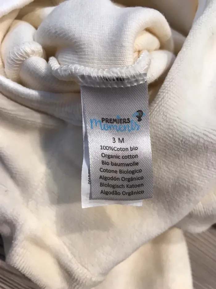 Pyjama velours garçon 3 mois - photo numéro 4