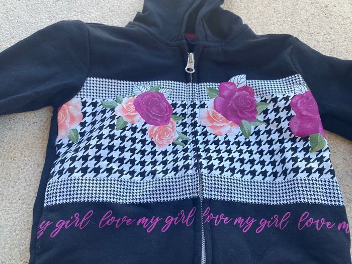 Gilet My chicco noir et blanc imprimé - photo numéro 2