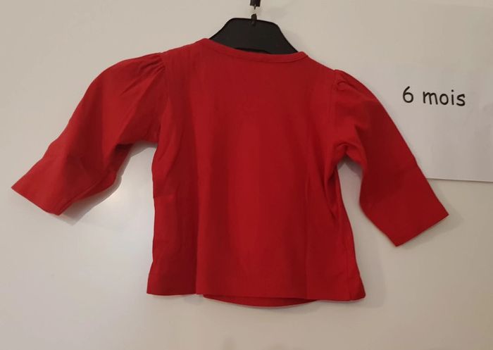 T-shirt chat ml 6 mois - photo numéro 2