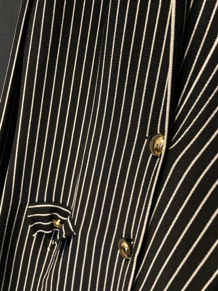 Veste noire rayures blanches Morgan - photo numéro 6