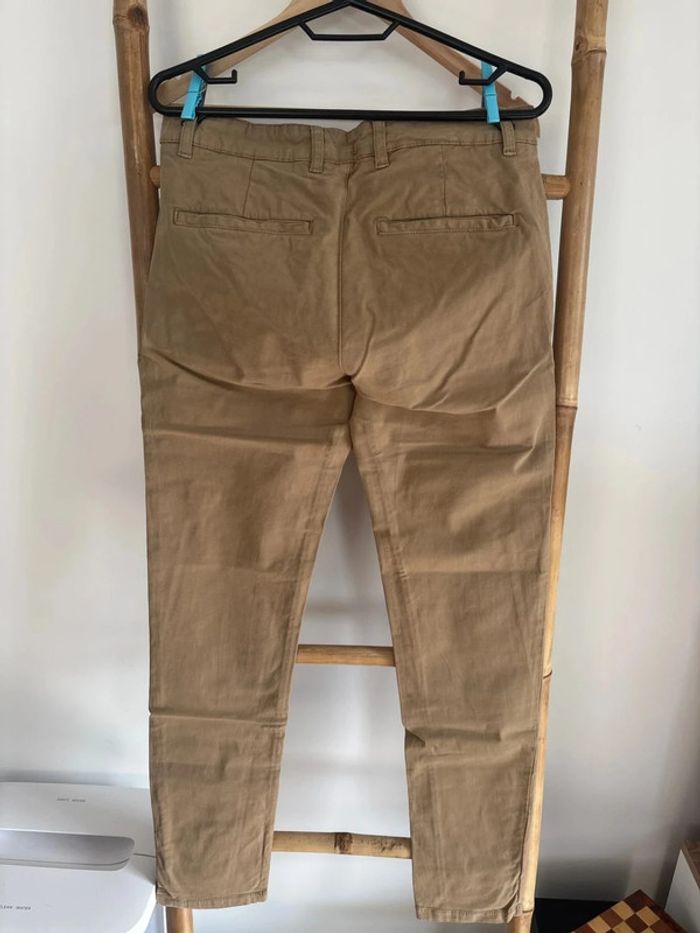 Pantalon chino vert zara taille 38 - photo numéro 6