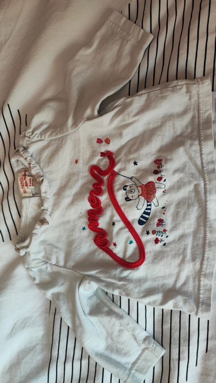 2 tee shirts manches longues - photo numéro 2