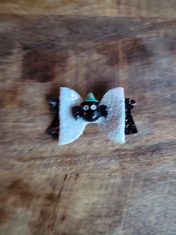 Barrette cheveux halloween araignée déguisement enfant fille cheveux