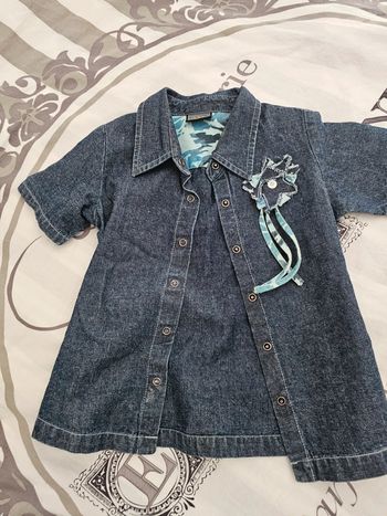 Chemise jean ddp taille 5 ans