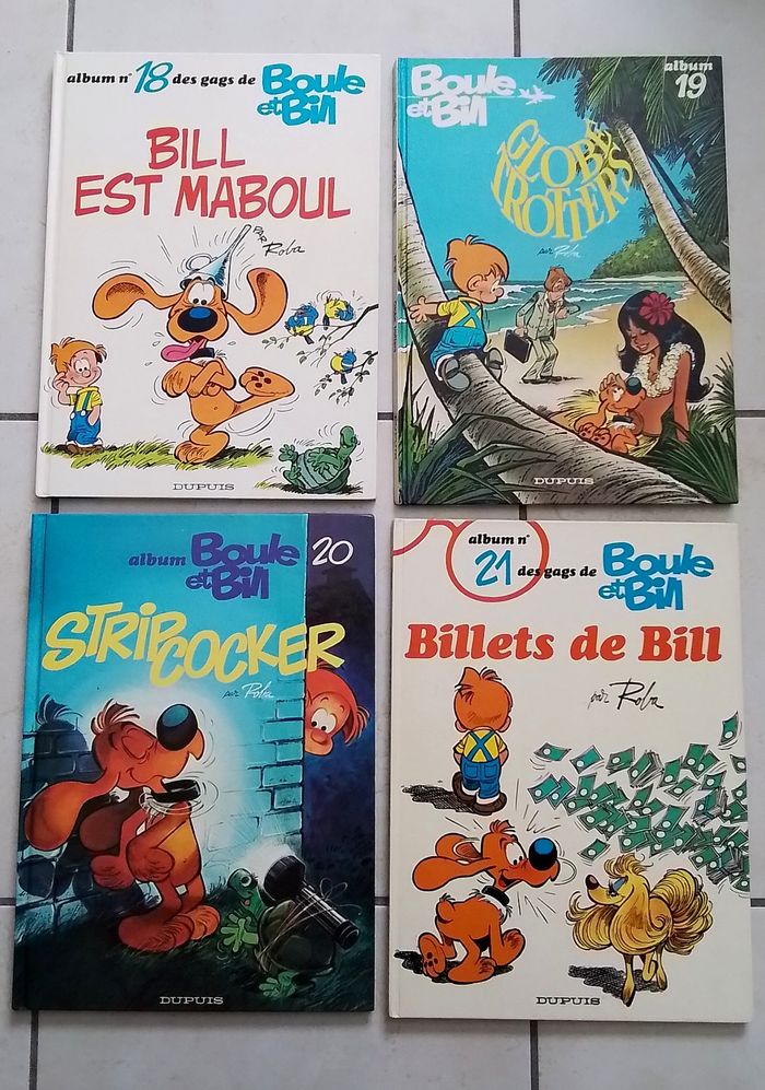 4 BD Boule et Bill tomes 18 à 21 - photo numéro 2