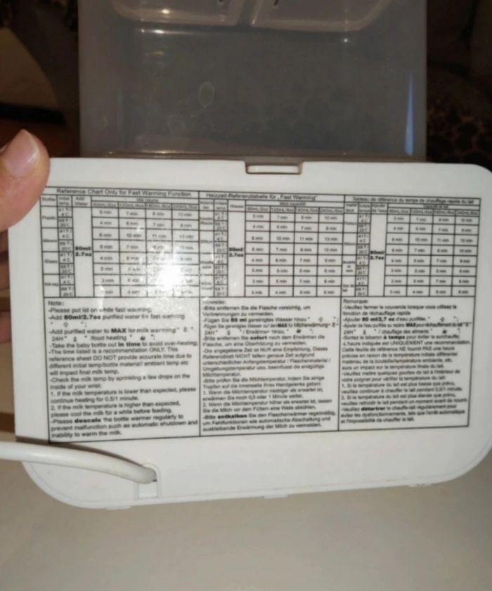 Chauffe biberon - photo numéro 3