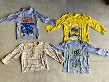 Lot t shirt manche longue ou à lunite