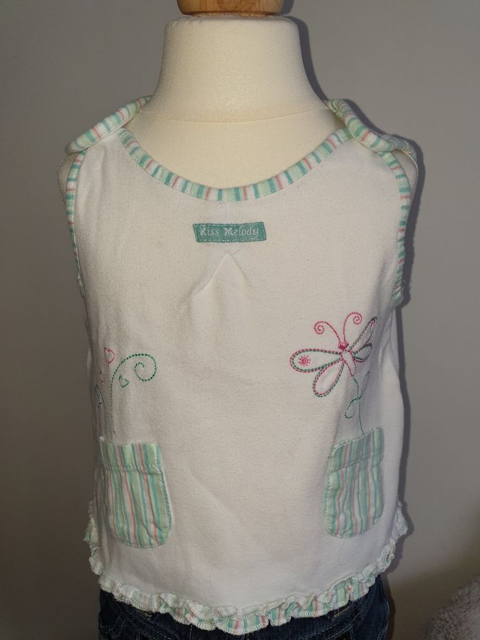 Lot de 3 debardeurs tuniques 18 mois fille - photo numéro 7