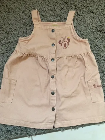 Robe rose fille jean Minnie Disney 24m