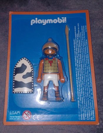 Playmobil egyptien soldat egyptien  bouclier lance casque sous blister