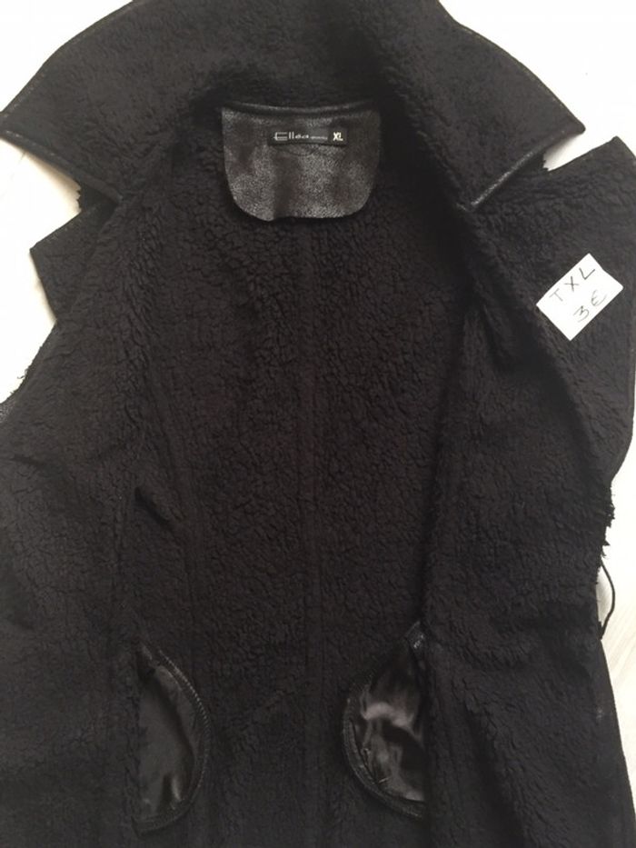 204-Veste sans manches marron T XL-42 - photo numéro 5