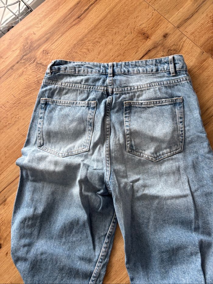 Jean large taille haute bleu clair femme taille 38 PROMOD - photo numéro 4