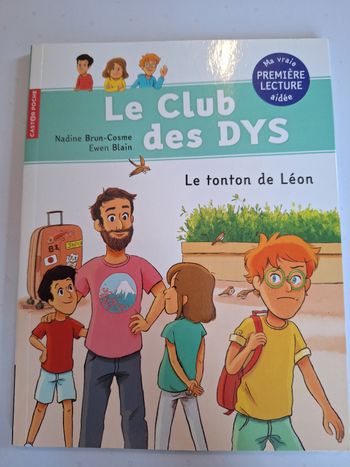 Livre Le club des Dys  première lecture 