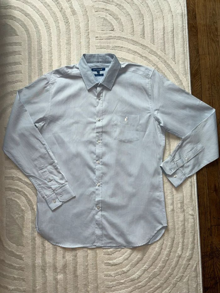 Chemise homme bleu uni - photo numéro 7