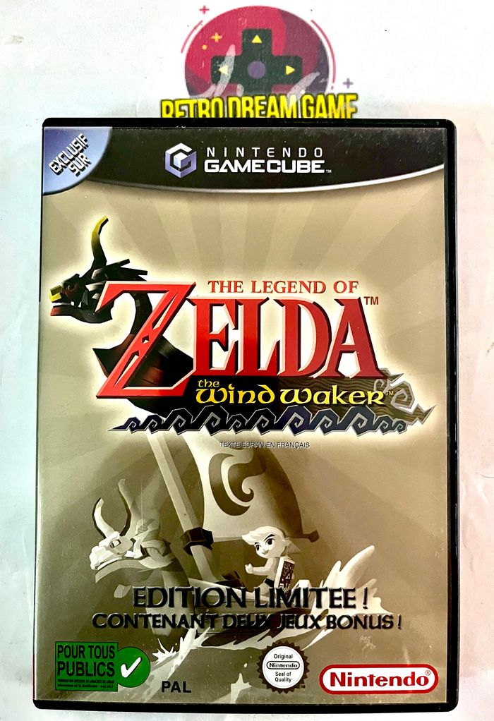 The legend of zelda edition limitee pour Gamecube