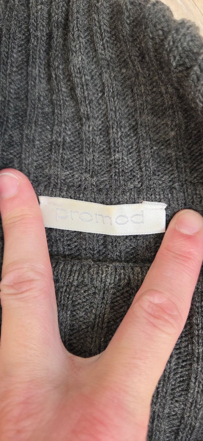 Robe hiver Promod taille 38 grise en très bon état - photo numéro 4