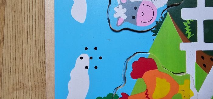 Puzzle bois + son pour enfant , animaux de la ferme - photo numéro 6