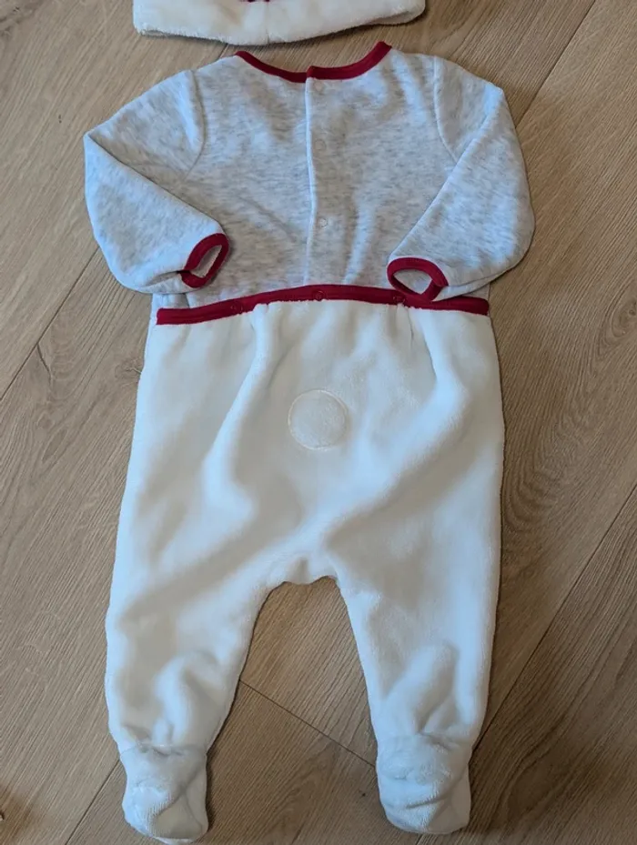 Pyjamas Noël velours Sergent Major - Taille : 6 mois - photo numéro 3