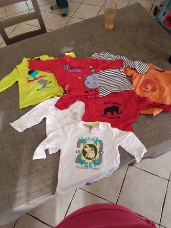 Lot 7 tee-shirts manches longues