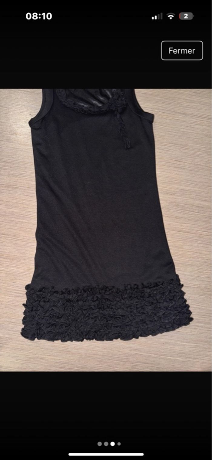Robe épaisse noir patrick breal taille 36 - photo numéro 2