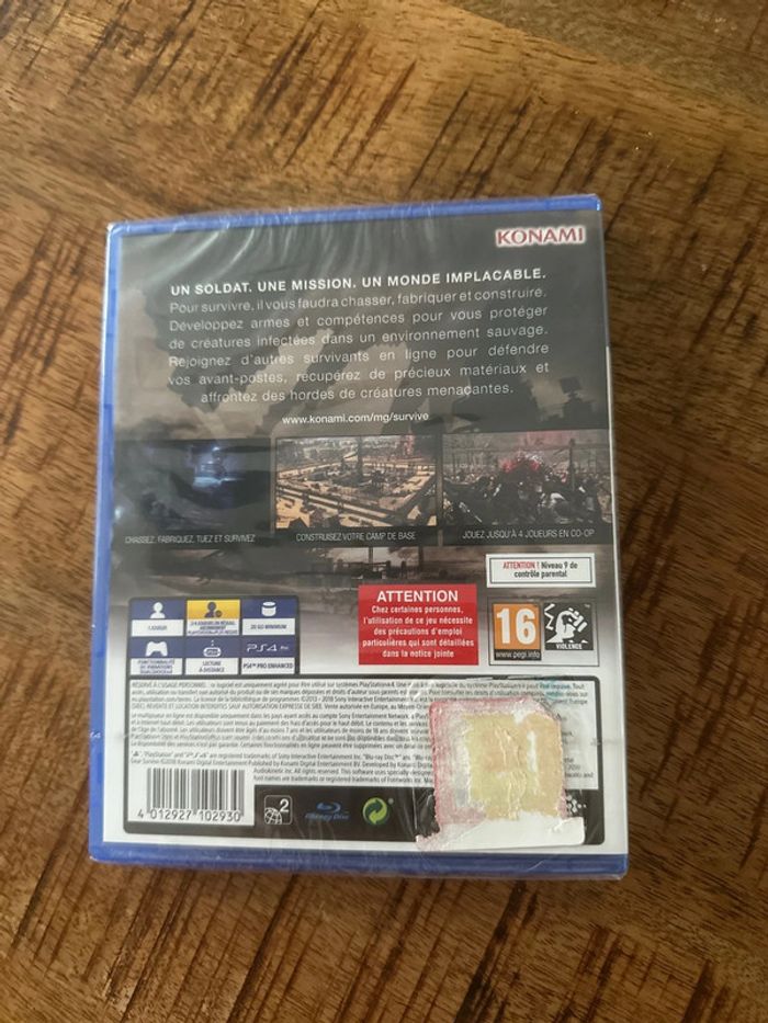 Jeu ps4 métal gear survive - photo numéro 2