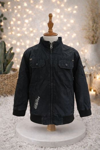 Veste bomber noire garçon style bomber - Très bon état - Taille approx. 10 ans Bestway