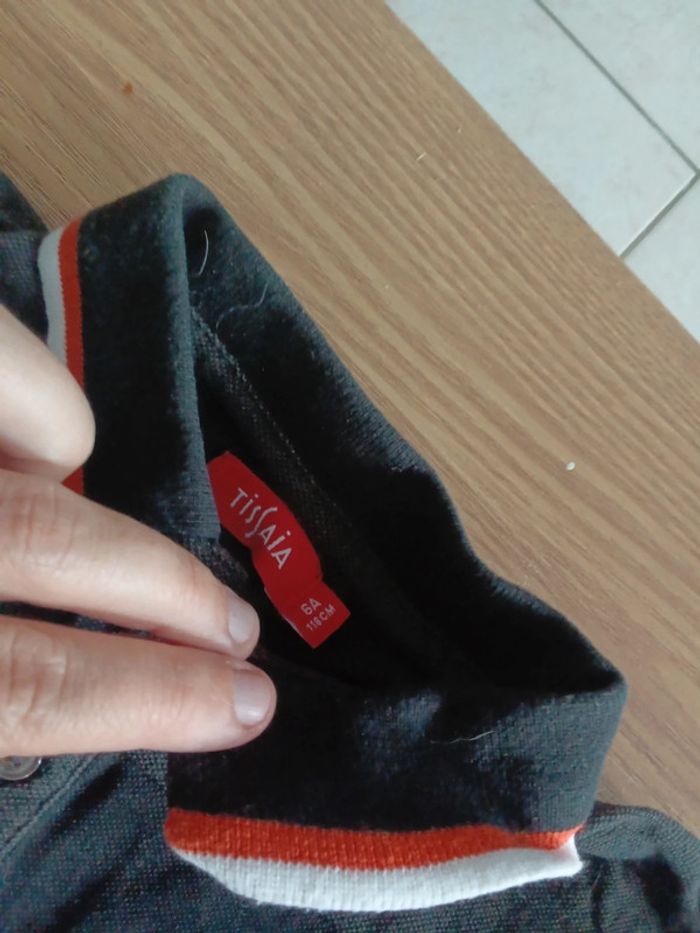 Polo manche longue tissaia 6 ans - photo numéro 2