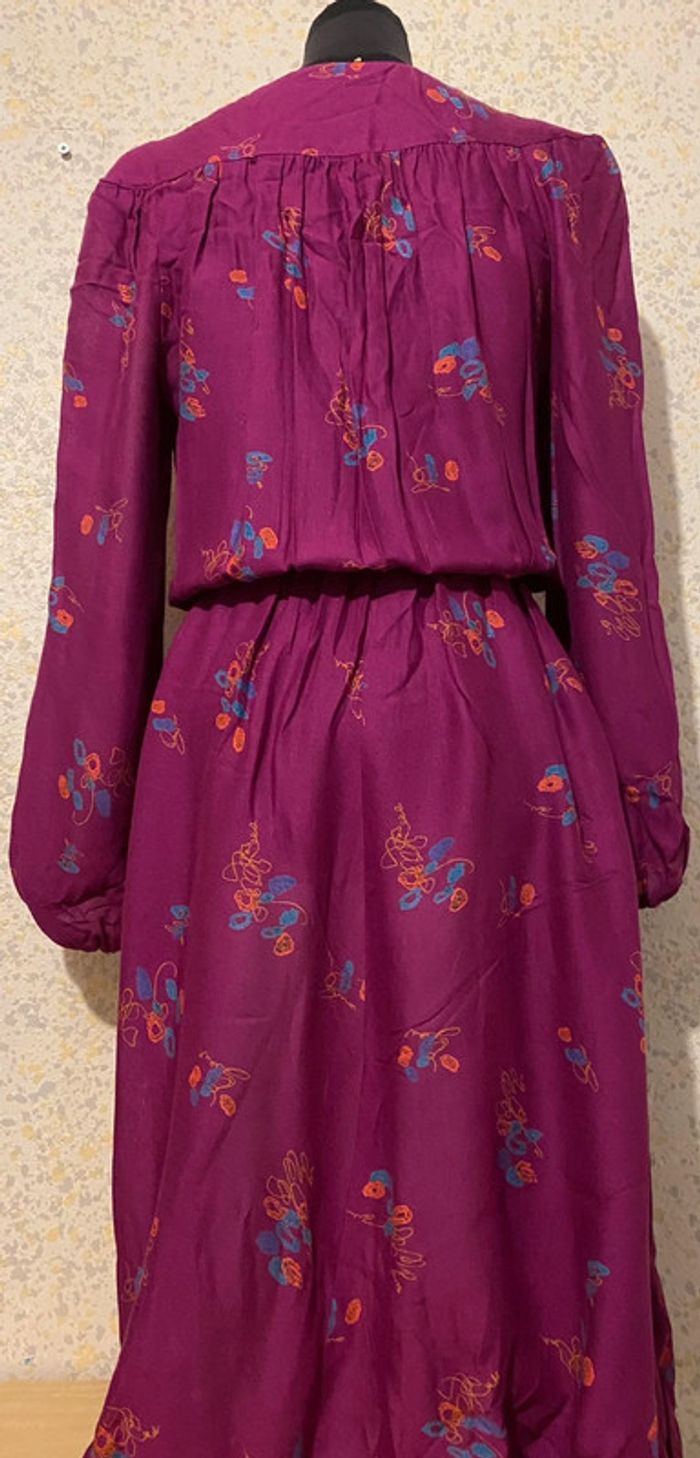 Robe vintage violine motif 38 - photo numéro 3