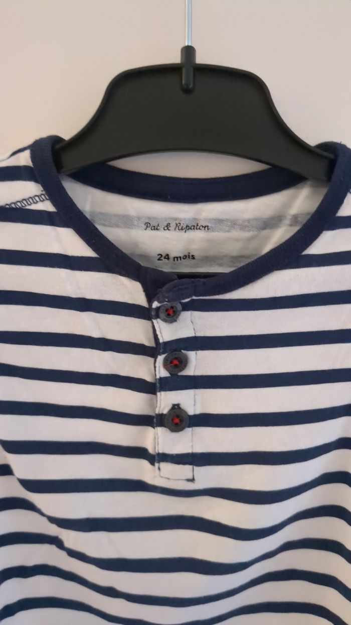 T-shirt manches longues Pat et Ripaton 24 mois - photo numéro 2